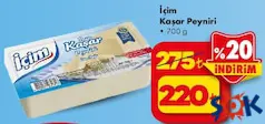 İÇİM KAŞAR PEYNİRİ 700 G